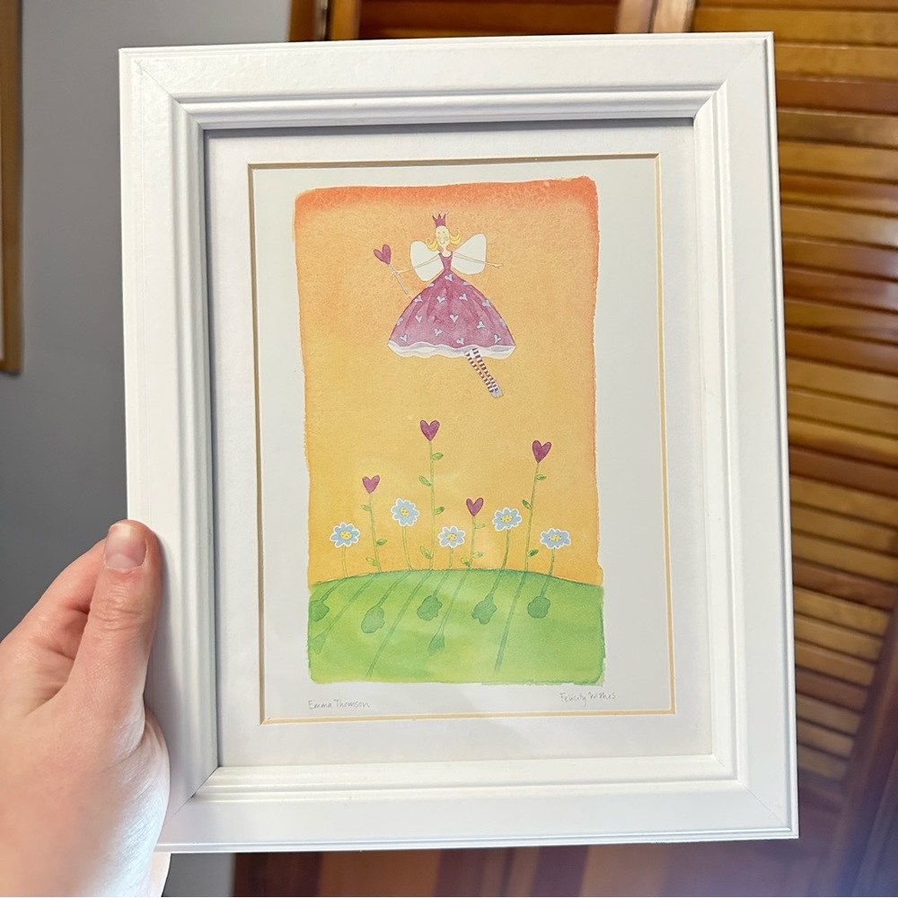 Emma Thomson “Felicity Wishes IV” Fairy Framed Print | Target 2003 | Made in USA
